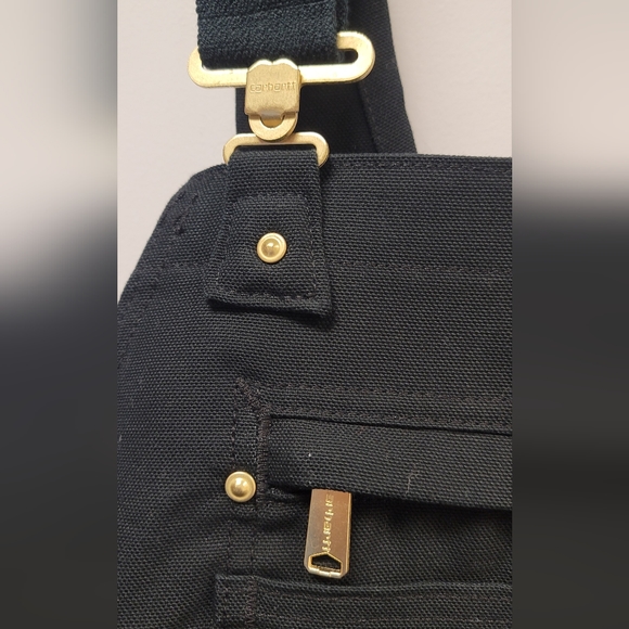 NWT Carhartt mens Loose Fit Firm Duck Insulated Bib Overall - Picture 5 of 7
